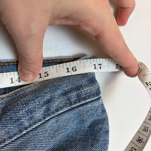 Levis 505 Straight Fit Jeans Lot Bundle 2 Mens 33x34 Blue Black Denim Y2K - Picture 9 of 16